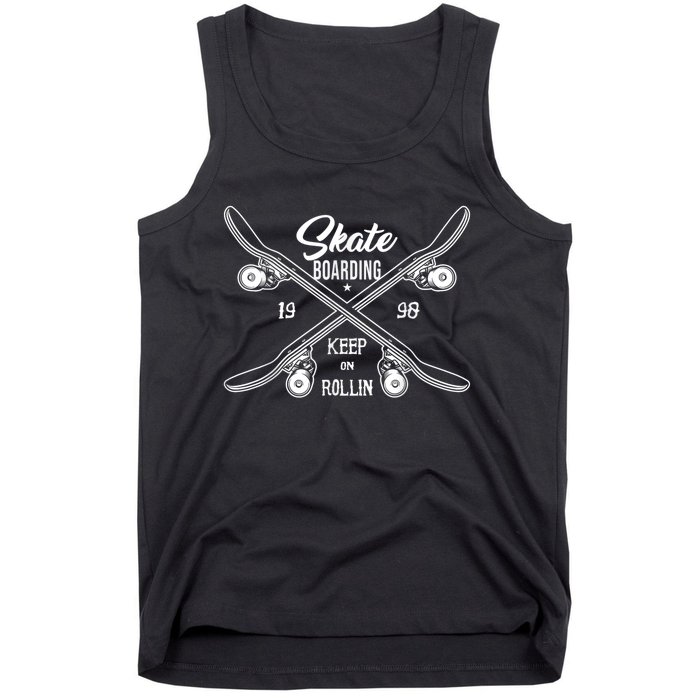 Santa Cruz Skateboards Skate Or Die Street Wear Tank Top