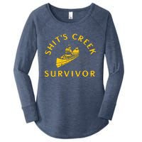 Shits Creek Survivor Women's Perfect Tri Tunic Long Sleeve Shirt