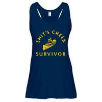 Shits Creek Survivor Ladies Essential Flowy Tank