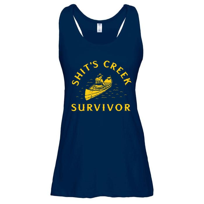 Shits Creek Survivor Ladies Essential Flowy Tank