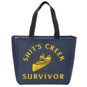 Shits Creek Survivor Zip Tote Bag