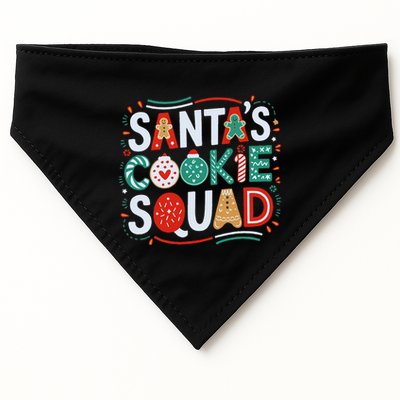 Santa’S Cookie Squad Christmas Baking Crew Holiday Cheer USA-Made Doggie Bandana