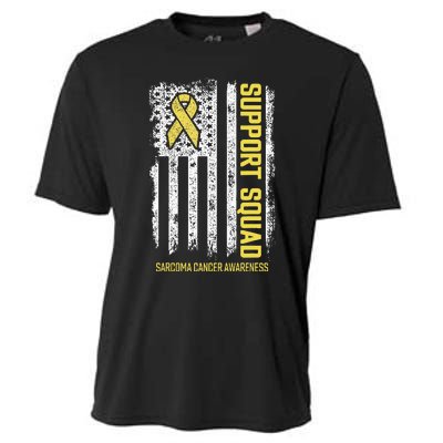 Sarcoma Cancer Support Squad Sarcoma Cancer Awareness Cooling Performance Crew T-Shirt