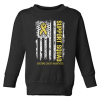 Sarcoma Cancer Support Squad Sarcoma Cancer Awareness Toddler Sweatshirt