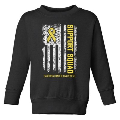 Sarcoma Cancer Support Squad Sarcoma Cancer Awareness Toddler Sweatshirt