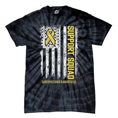 Sarcoma Cancer Support Squad Sarcoma Cancer Awareness Tie-Dye T-Shirt