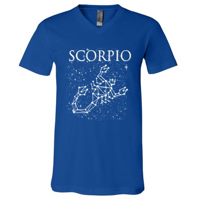 Scorpio Constellation Scorpio Astrology Symbol Gift V-Neck T-Shirt