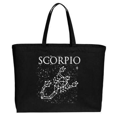 Scorpio Constellation Scorpio Astrology Symbol Gift Cotton Canvas Jumbo Tote