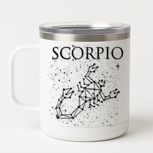 Scorpio Constellation Scorpio Astrology Symbol Gift 12 oz Stainless Steel Tumbler Cup