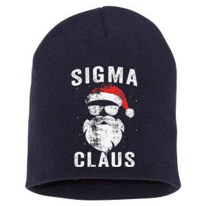 Sigma Claus Santa Funny Christmas Rizz Male The Rizzler Meme Short Acrylic Beanie