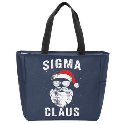 Sigma Claus Santa Funny Christmas Rizz Male The Rizzler Meme Zip Tote Bag