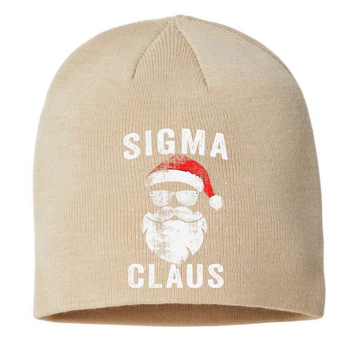 Sigma Claus Santa Funny Christmas Rizz Male The Rizzler Meme Sustainable Beanie