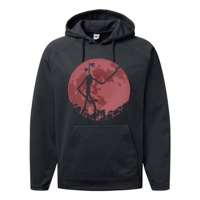 Supernatural Cryptid Siren Head Performance Fleece Hoodie