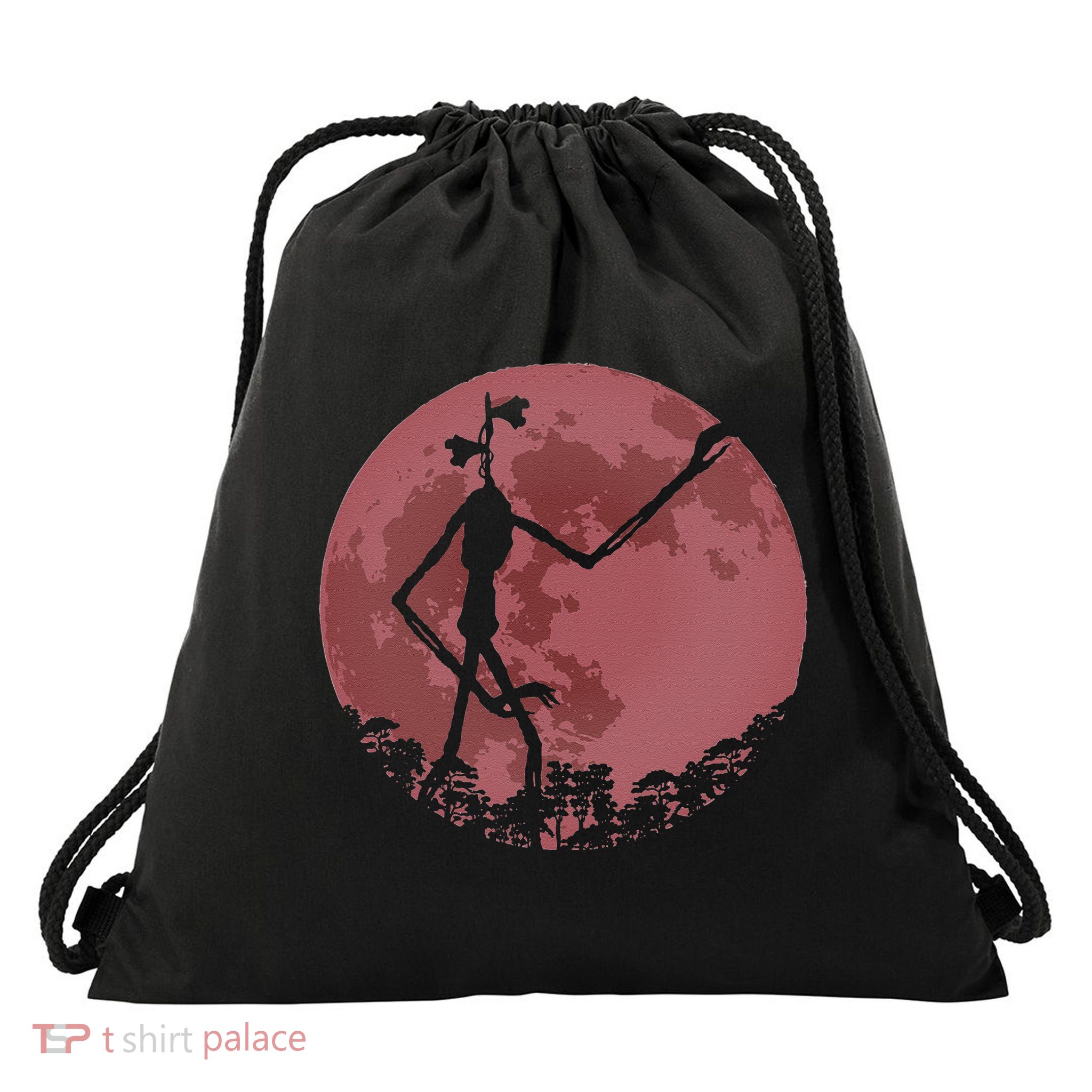 Supernatural Cryptid Siren Head Drawstring Bag