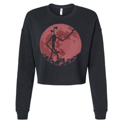 Supernatural Cryptid Siren Head Cropped Pullover Crew