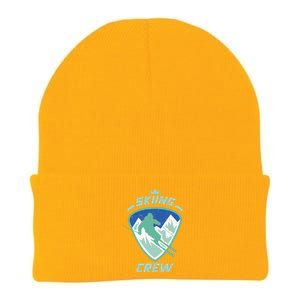 Skiing Crew Skiers Ski Skier Winter Sports Premium Knit Cap Winter Beanie