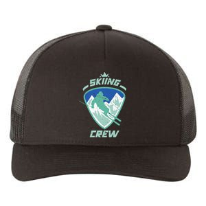 Skiing Crew Skiers Ski Skier Winter Sports Premium Yupoong Adult 5-Panel Trucker Hat