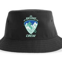 Skiing Crew Skiers Ski Skier Winter Sports Premium Sustainable Bucket Hat