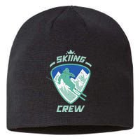 Skiing Crew Skiers Ski Skier Winter Sports Premium Sustainable Beanie