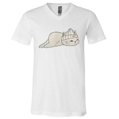 Suga Cat V-Neck T-Shirt