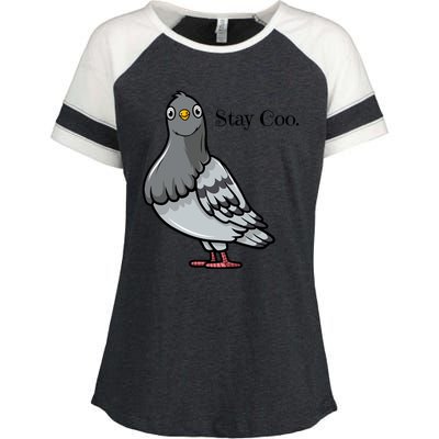 Stay Coo Enza Ladies Jersey Colorblock Tee