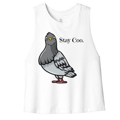 Stay Coo Women's Racerback Cropped Tank