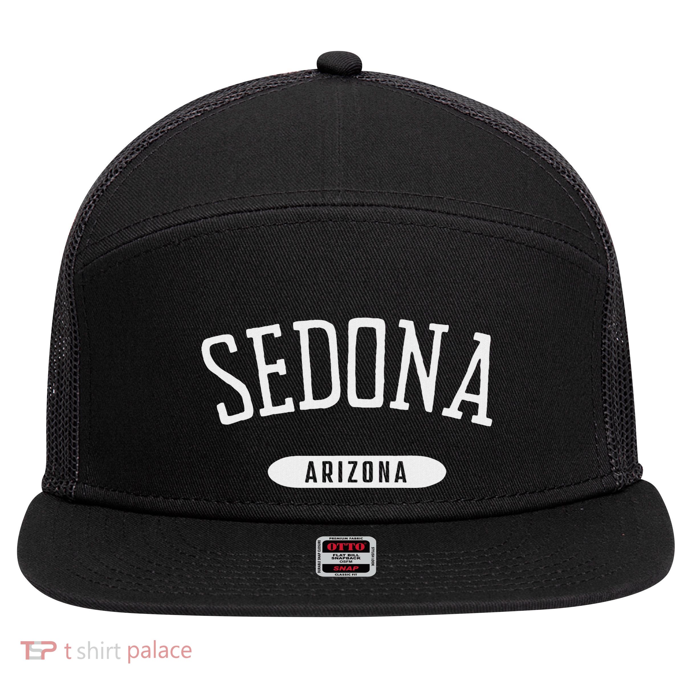Sedona Classic Style Sedona Arizona Az 7 Panel Mesh Trucker Snapback Hat