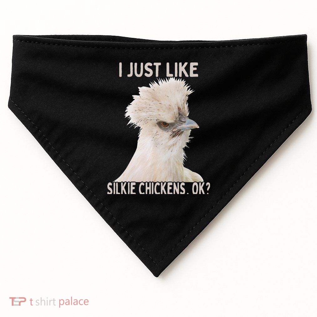 Silkie Chicken USA-Made Doggie Bandana