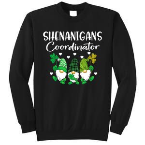 Shenanigans Coordinator St Patricks Day Gnomes Green Proud Sweatshirt