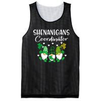 Shenanigans Coordinator St Patricks Day Gnomes Green Proud Mesh Reversible Basketball Jersey Tank