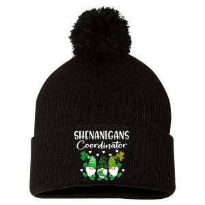 Shenanigans Coordinator St Patricks Day Gnomes Green Proud Pom Pom 12in Knit Beanie