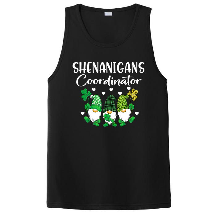 Shenanigans Coordinator St Patricks Day Gnomes Green Proud PosiCharge Competitor Tank