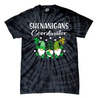 Shenanigans Coordinator St Patricks Day Gnomes Green Proud Tie-Dye T-Shirt