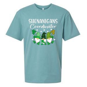 Shenanigans Coordinator St Patricks Day Gnomes Green Proud Sueded Cloud Jersey T-Shirt