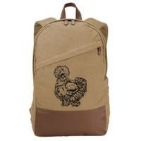 Silkie Chicken Cotton Canvas Backpack
