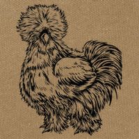 Silkie Chicken Cotton Canvas Backpack