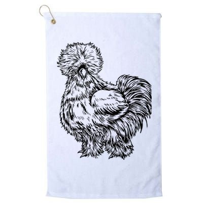 Silkie Chicken Golf Towel