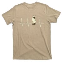 Siamese Cat Siamese Cat Heartbeat T-Shirt