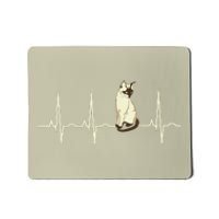 Siamese Cat Siamese Cat Heartbeat Mousepad