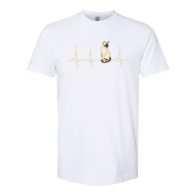 Siamese Cat Siamese Cat Heartbeat Softstyle CVC T-Shirt