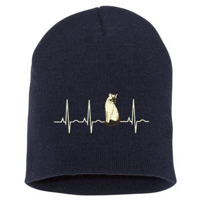 Siamese Cat Short Acrylic Beanie