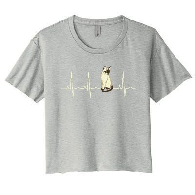 Siamese Cat Women's Crop Top Tee