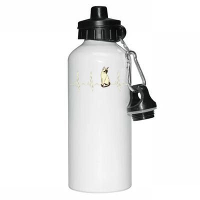 Siamese Cat Aluminum Water Bottle