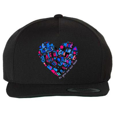Self Care Self Love Gift Wool Snapback Cap