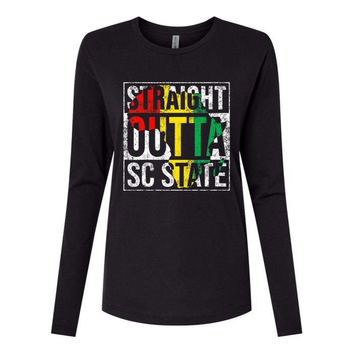 South Carolina Sc Vintage State Retro 125th Birthday Womens Cotton Relaxed Long Sleeve T-Shirt