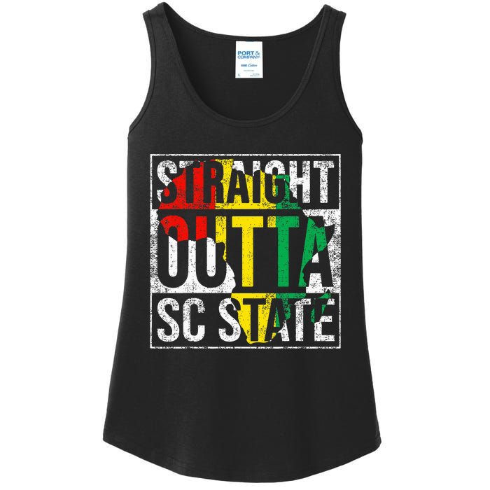 South Carolina Sc Vintage State Retro 125th Birthday Ladies Essential Tank