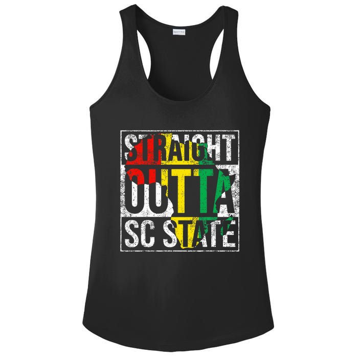 South Carolina Sc Vintage State Retro 125th Birthday Ladies PosiCharge Competitor Racerback Tank