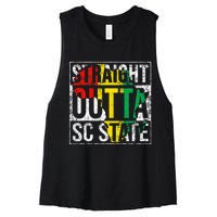 South Carolina Sc Vintage State Retro 125th Birthday Women's Racerback Cropped Tank