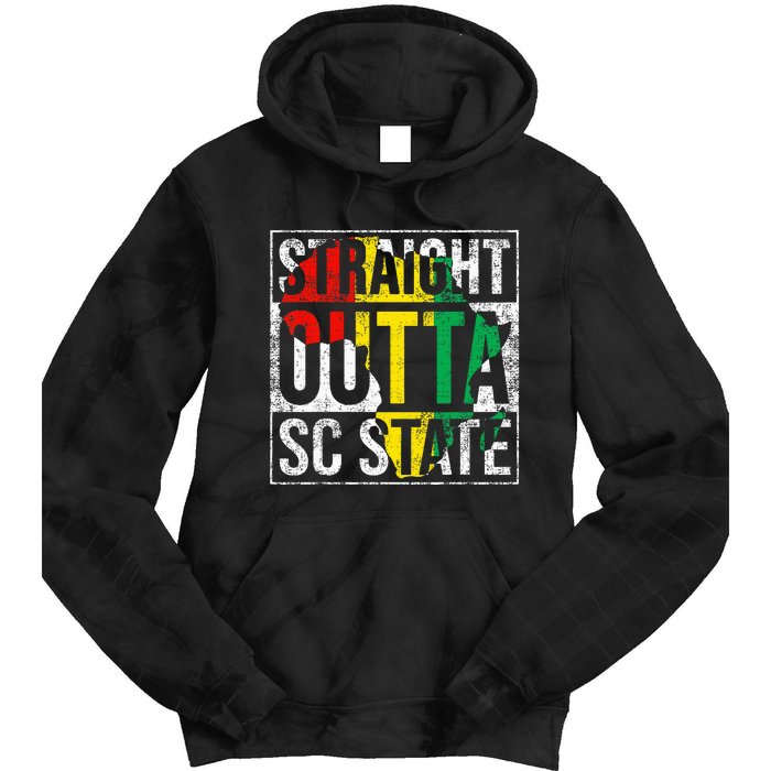 South Carolina Sc Vintage State Retro 125th Birthday Tie Dye Hoodie