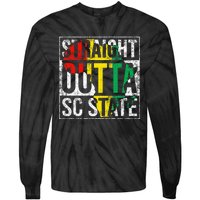 South Carolina Sc Vintage State Retro 125th Birthday Tie-Dye Long Sleeve Shirt